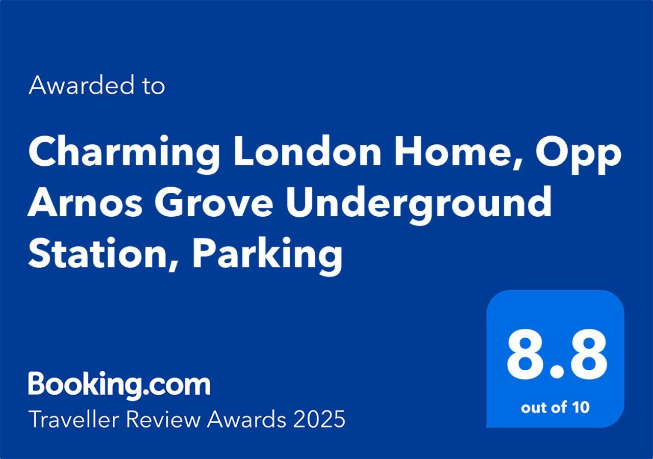 Charming London Home, Opp Arnos Grove Underground Station, Parking New Southgate Exteriör bild